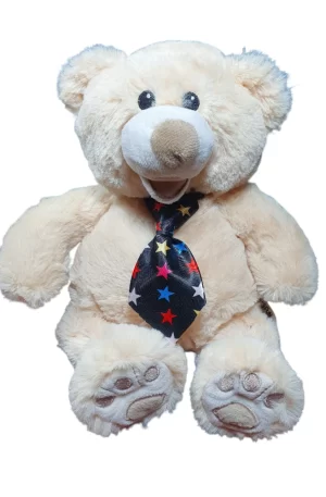 Juguete para perro Hugfun Osito De Peluche Para Perro, con cuerda en su interior para jugar y masticar, Tamaño mediano