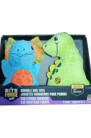 Bite Force - Juguete duradero y fuerte para perro, reforzado con Kevlar para masticadores agresivos.
