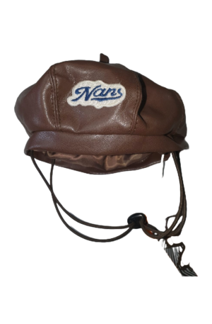Boina para perro y gato, gorro de Piel, diadema de artista francés, color Café