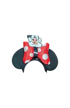 Rubie's Disney: Orejas de Mimmie Mouse & Friends Pet Disney, 2 tamaños para Gato y Perro Chico, Mediano y Grande