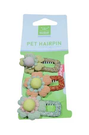 Clips para el pelo de gato y perro, lindos de 1 pulgada, clips de pelo multicolor para perros, pasadores de pelo para mascotas