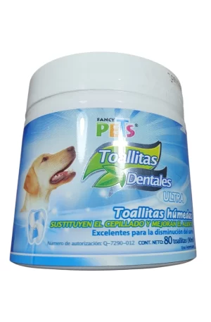 Fancy Pets Toallitas Dentales Ultra para Perro con 80 Piezas
