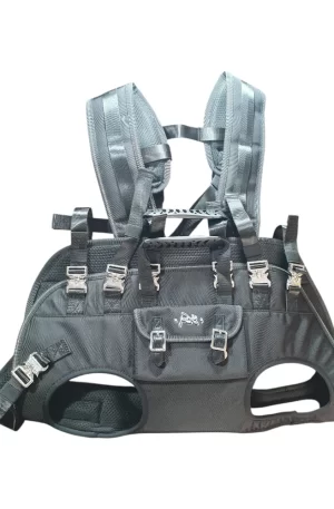 Mochila transportadora para Perros: Ideal para Perros Grandes (15-19 kg), diseño Horizontal con Correas Ajustables para la Espalda, Ideal para Lesiones articulares y Artritis.