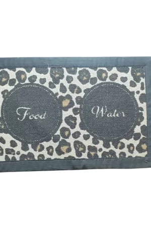 Alfombrilla Absorbente para Comederos y Bebederos De Mascotas, Tapete para Perro Comida, Tapete Absorbente para Perro y Gatos con Base de Goma Impermeable