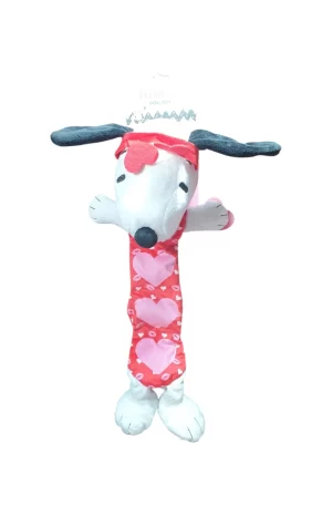 Juguete Peanuts para Mascotas, Juguete de Peluche Interactivo con temática de amor y amistad, Juguete Duradero para Perros Medianos y Grandes,  Lindo Juguete chirriante