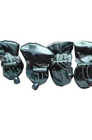 Bota Antideslizantes para Perros, 4 Piezas Botas con Correas Ajustables Reflectantes para Mascotas