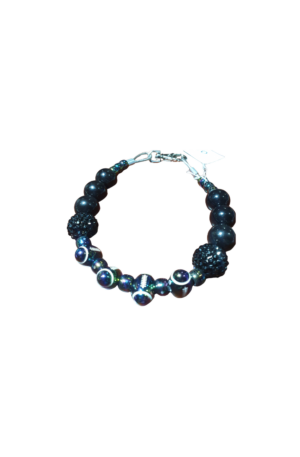 Collar para Perro Perlas Importadas - Cuentas Gruesas de 20 Mm con Cadena De Acero Inoxidable | Collar Ajustable De Perlas De Imitación para Perros y Gatitos talla M