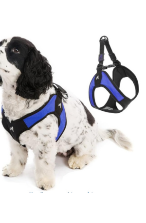 Pechera Gooby Escape - Arnés de fácil ajuste,  Arnés patentado para perros con hebilla de liberación rápida, perfecto para llevar sin tirones, Varios Colores Talla M
