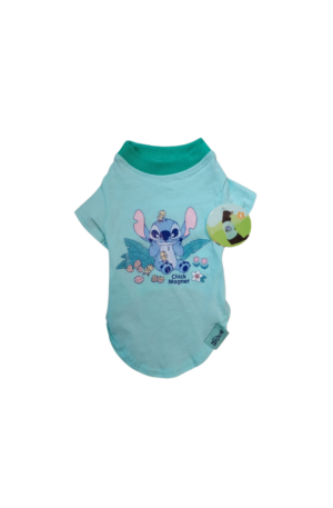 Ropa de Excelente Calidad Tipo Playera de Stich Verde Agua, Marca Original de Disney