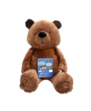 Juguete para Perro Mediano y Grande Bone & Barkers Juguete para Perro 1 pza, Oso de Peluche
