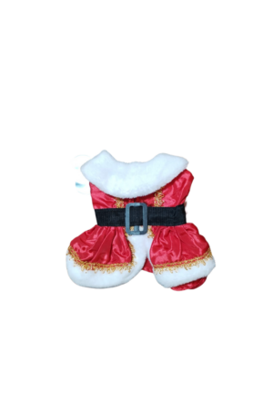Disfraz navideño para Perros - Vestido Suave y cálido para Cachorros y Gatos - Ropa navideña para Mascotas - Fácil de Poner - Varias Tallas para divertirse en Navidad