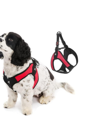 Pechera Gooby Escape - Arnés de fácil ajuste,  Arnés patentado para perros con hebilla de liberación rápida, perfecto para llevar sin tirones, Varios Colores Talla S