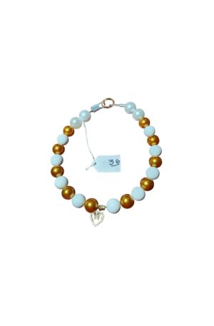 Collar para Perro Perlas Importadas - Cuentas Gruesas de 20 Mm con Cadena De Acero Inoxidable | Collar Ajustable De Perlas De Imitación para Perros y Gatitos Talla XL