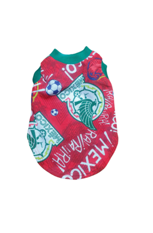 Playera para Gato y Perro de la Selección Mexicana, Genérico Playera para Mascotas de Fútbol México