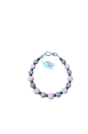 Collar para Perro Perlas Importadas - Cuentas Gruesas de 20 Mm con Cadena De Acero Inoxidable | Collar Ajustable De Perlas De Imitación para Perros y Gatitos Talla XL