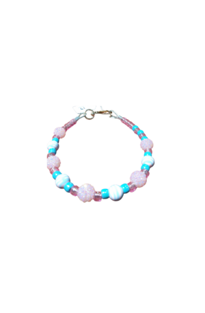 Collar para Perro Perlas Importadas - Cuentas Gruesas de 20 Mm con Cadena De Acero Inoxidable | Collar Ajustable De Perlas De Imitación para Perros y Gatitos talla M