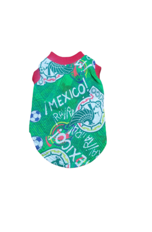 Playera para Gato y Perro de la Selección Mexicana, Genérico Playera para Mascotas de Fútbol México