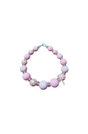 Collar para Perro Perlas Importadas - Cuentas Gruesas de 20 Mm con Cadena De Acero Inoxidable | Collar Ajustable De Perlas De Imitación para Perros y Gatitos talla M