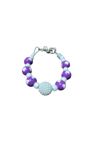 Collar para Perro Perlas Importadas - Cuentas Gruesas de 20 Mm con Cadena De Acero Inoxidable | Collar Ajustable De Perlas De Imitación para Perros y Gatitos Talla XS