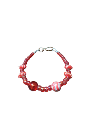 Collar para Perro Perlas Importadas - Cuentas Gruesas de 20 Mm con Cadena De Acero Inoxidable | Collar Ajustable De Perlas De Imitación para Perros y Gatitos Talla M