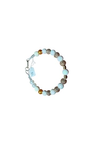 Collar para Perro Perlas Importadas - Cuentas Gruesas de 20 Mm con Cadena De Acero Inoxidable | Collar Ajustable De Perlas De Imitación para Perros y Gatitos Talla XL