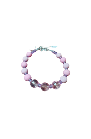 Collar para Perro Perlas Importadas - Cuentas Gruesas de 20 Mm con Cadena De Acero Inoxidable | Collar Ajustable De Perlas De Imitación para Perros y Gatitos L