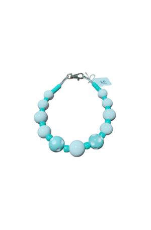 Collar para Perro Perlas Importadas - Cuentas Gruesas de 20 Mm con Cadena De Acero Inoxidable | Collar Ajustable De Perlas De Imitación para Perros y Gatitos talla