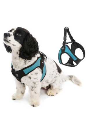 Pechera Gooby Escape - Arnés de fácil ajuste,  Arnés patentado para perros con hebilla de liberación rápida, perfecto para llevar sin tirones, Varios Colores Talla L